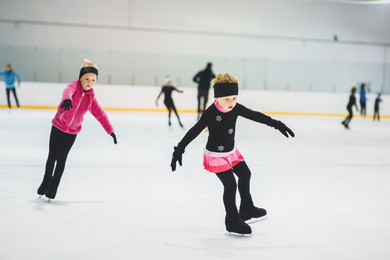 People skating at iceSheffield.