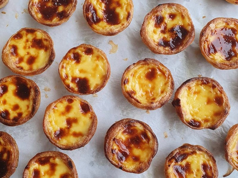 Lisboa's Natas that come in lots of different flavours.