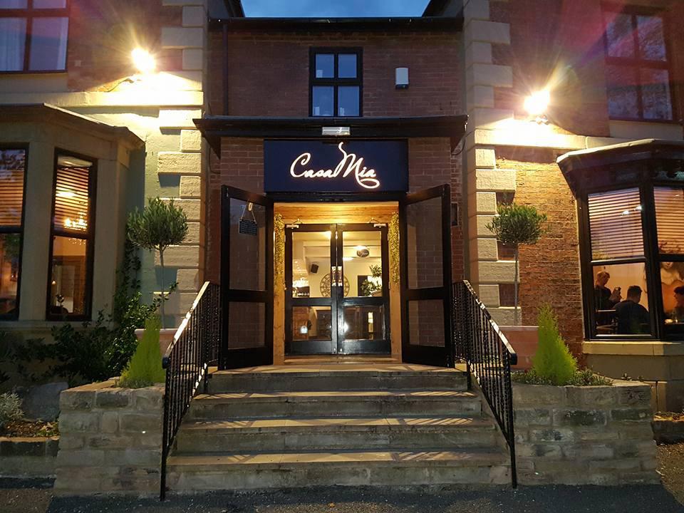 Front view of The Dalbury & Palmer Hotel showing the building and entrance.