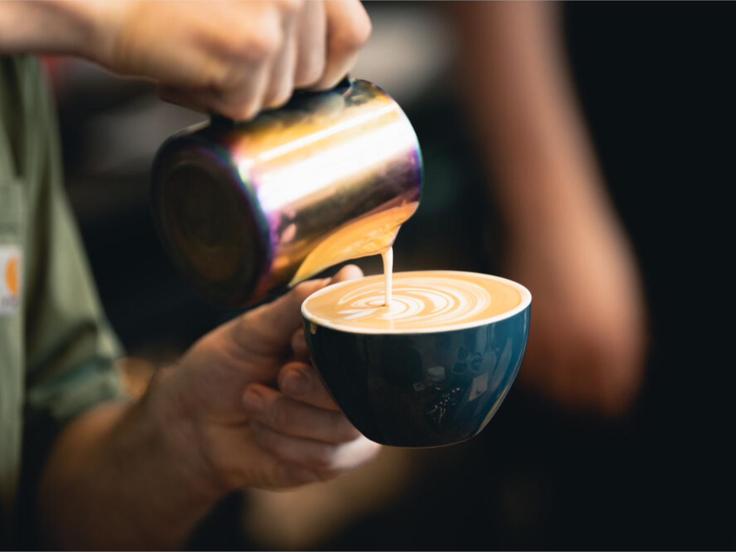 A cappuccino at Marmadukes - Cambridge Street.