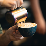 A cappuccino at Marmadukes - Cambridge Street.