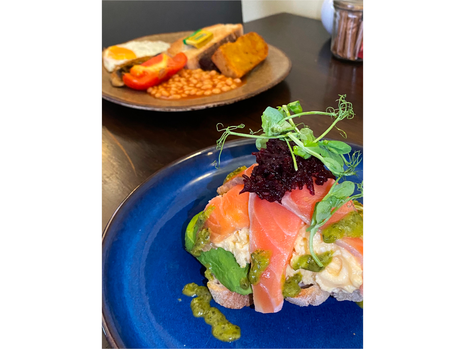 Two dishes at Spoon.