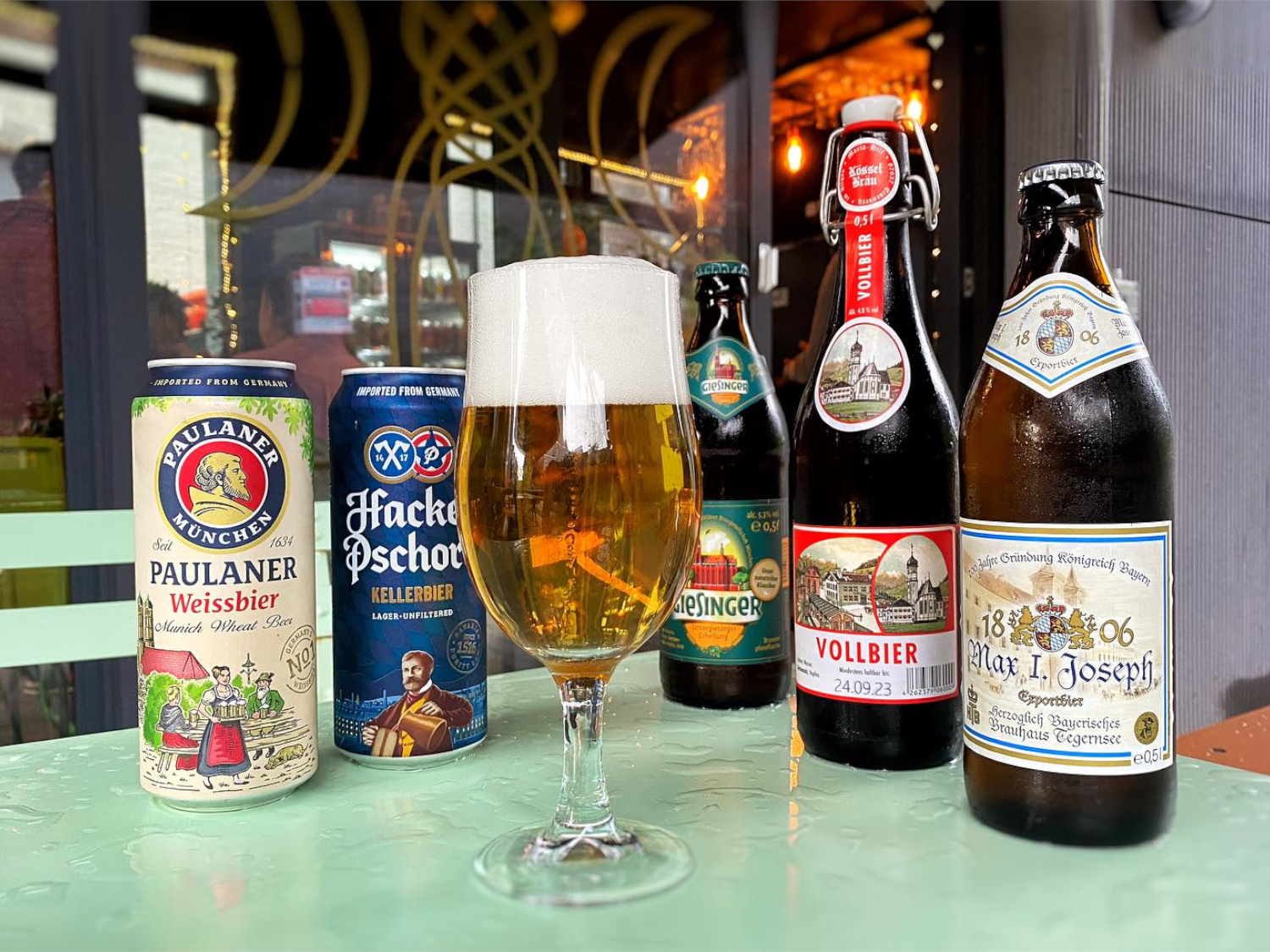 A selection of beers at Hymn To Ninkasi