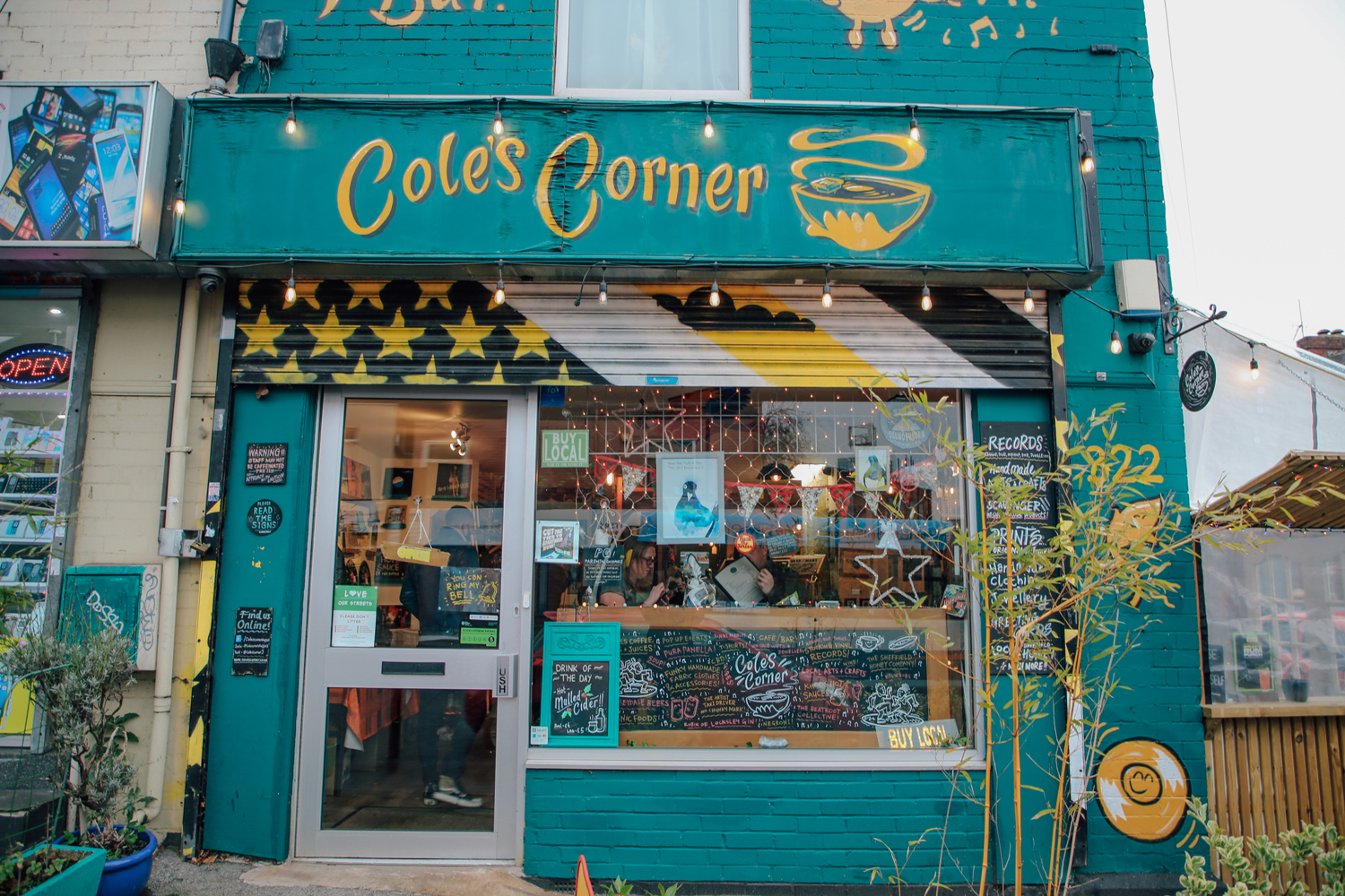 The exterior of Coles Corner on  Abbeydale Road in Sheffield.