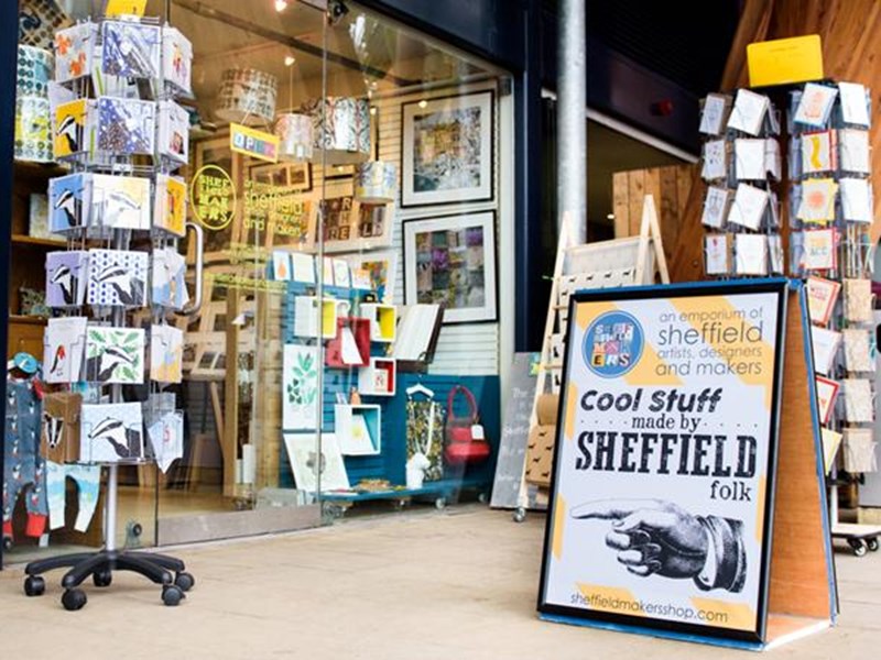 The entrance to the Sheffield Makers - Winter Garden