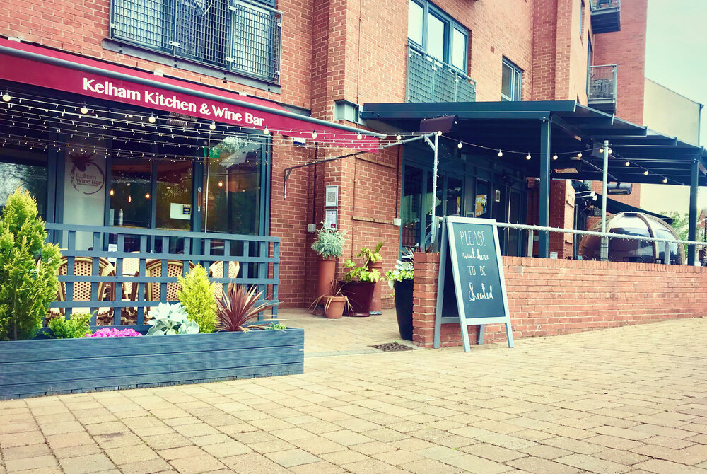 The exterior of Kelham Kitchen & Wine Bar.